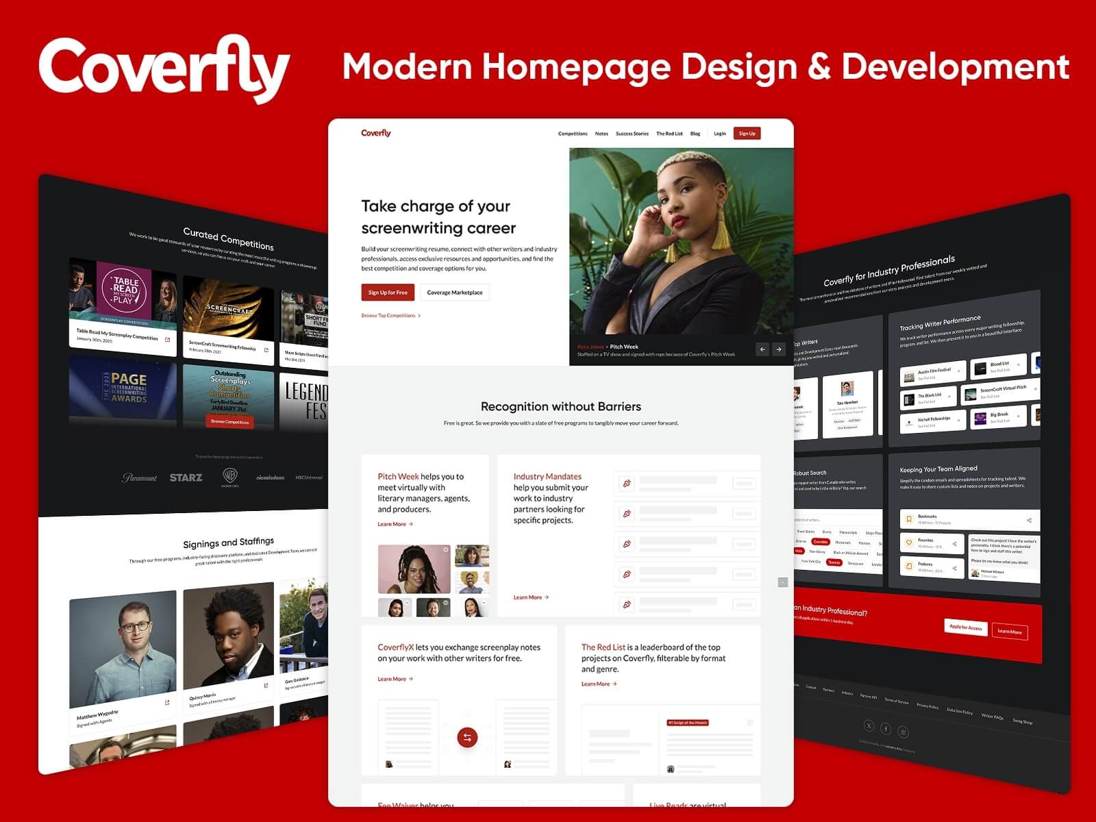 Coverfly Homepage Redesign