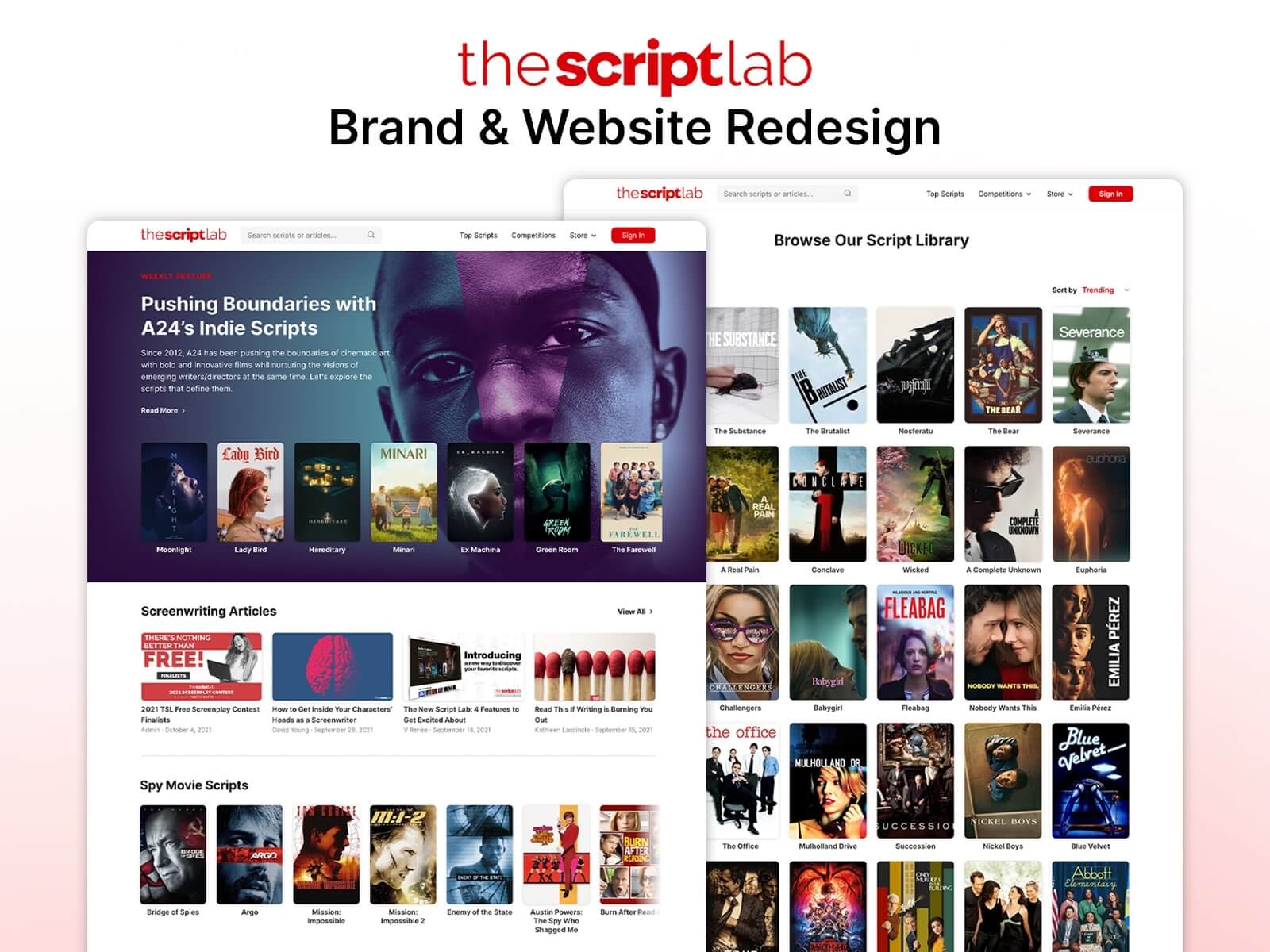 The Script Lab Platform Redesign