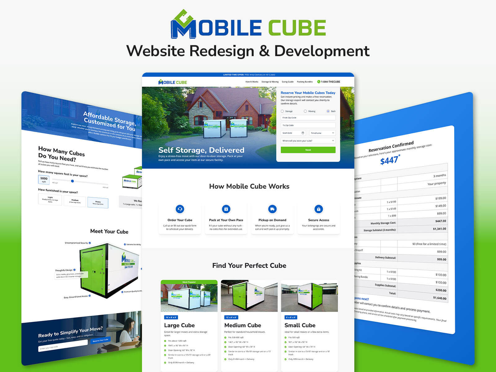 Mobile Cube Website Redesign